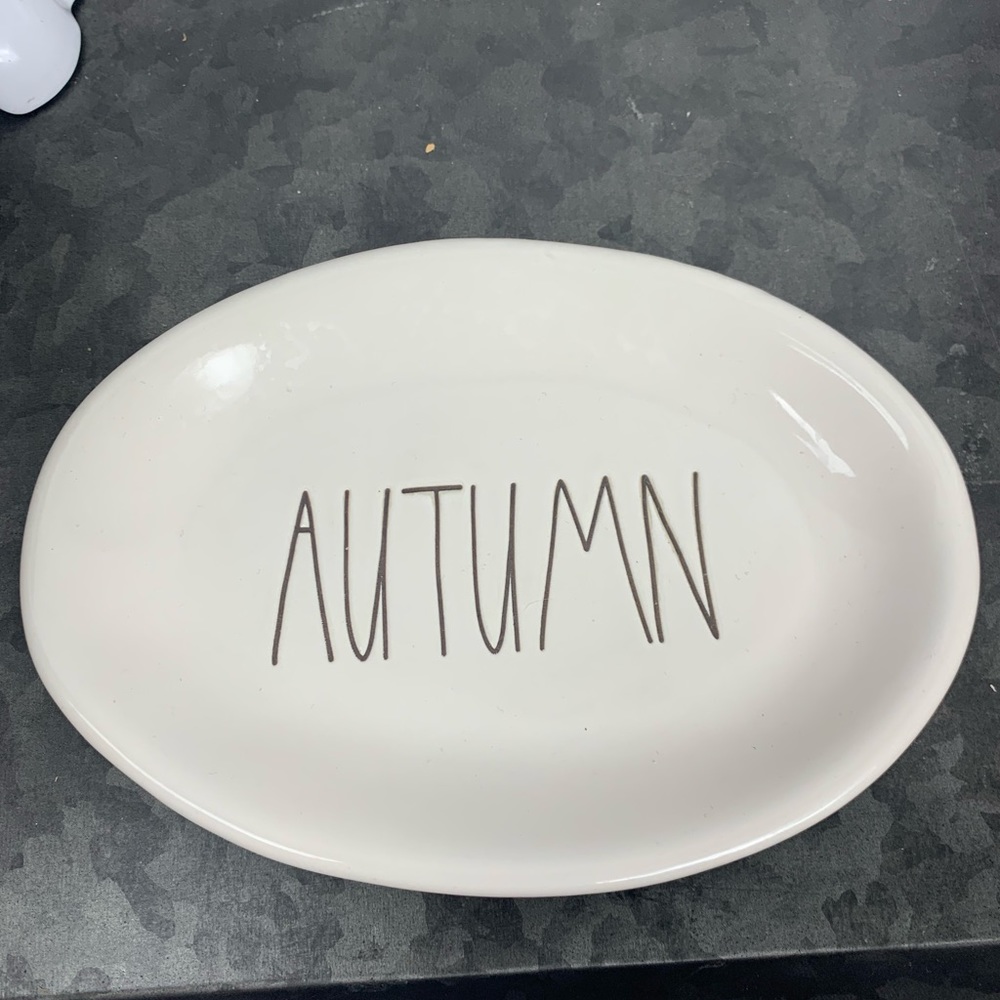 Rae Dunn Autumn Fall home dish tray